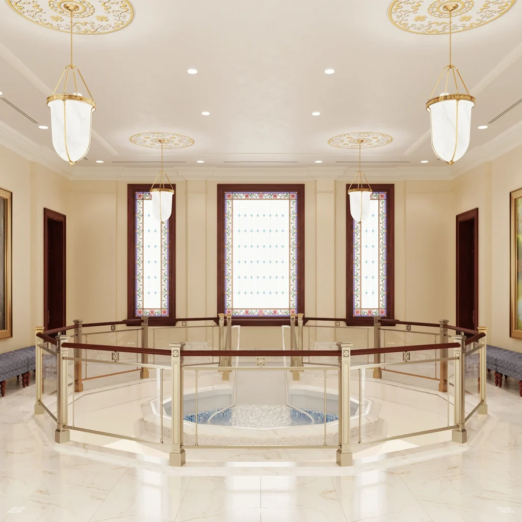 Quito Ecuador Temple JCLDS Baptistery Photo